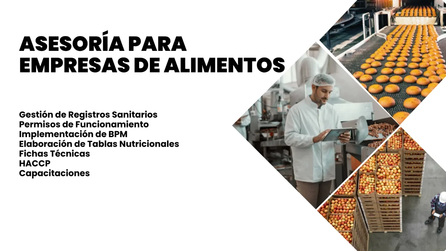 Servicios profesionales en Regulación e Inocuidad Alimentaria, foto 1 de 3